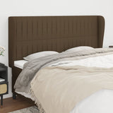 vidaXL Hoofdbord met randen 83x23x78/88 cm stof lichtgrijs