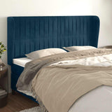 vidaXL Hoofdbord met randen 83x23x78/88 cm fluweel lichtgrijs