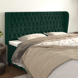 vidaXL Hoofdbord met randen 83x23x78/88 cm fluweel lichtgrijs