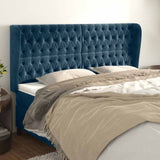 vidaXL Hoofdbord met randen 83x23x78/88 cm fluweel lichtgrijs