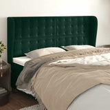 vidaXL Hoofdbord met randen 83x23x78/88 cm fluweel lichtgrijs