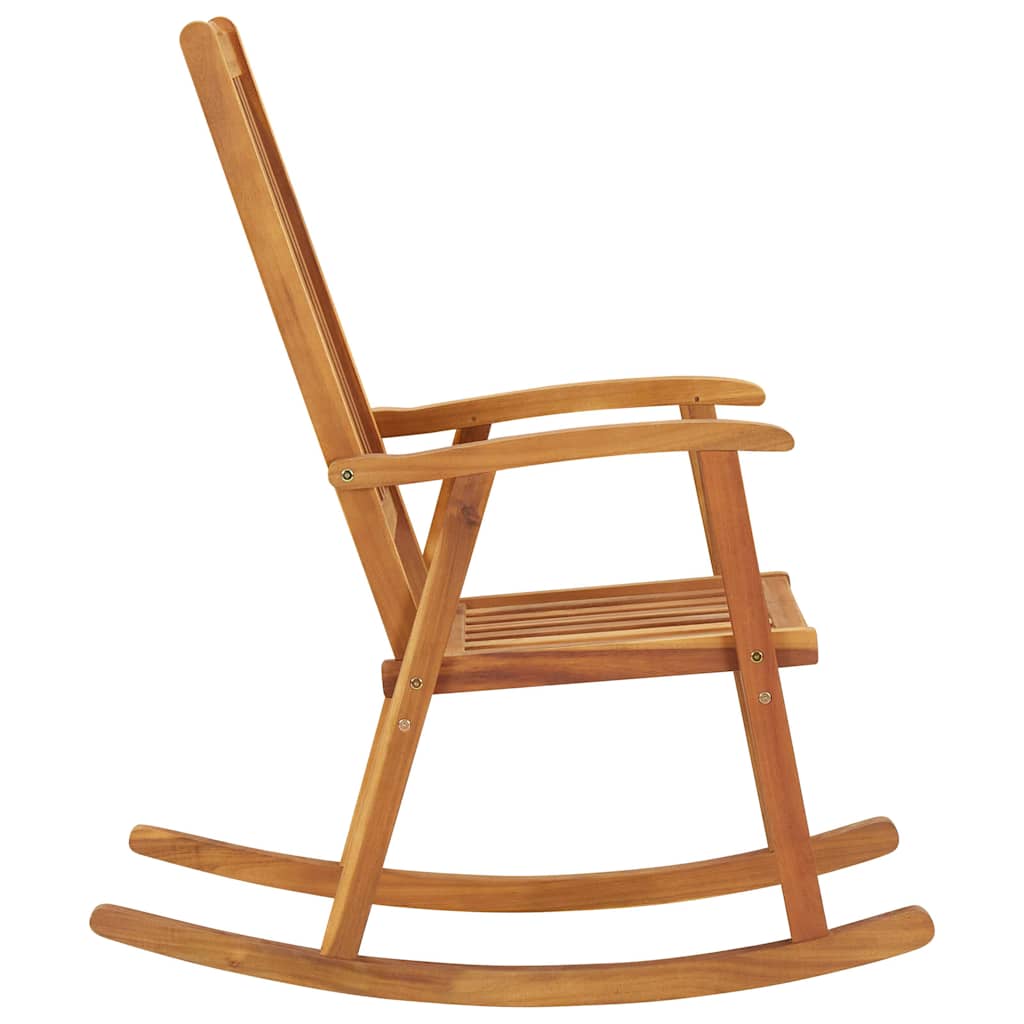 vidaXL Rocking Chair Solid Acacia Wood
