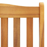 vidaXL Rocking Chair Solid Acacia Wood