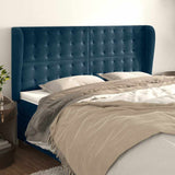 vidaXL Hoofdbord met randen 83x23x78/88 cm fluweel lichtgrijs