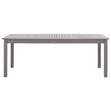 vidaXL Tuintafel 140x80x74 cm massief acaciahout greywash
