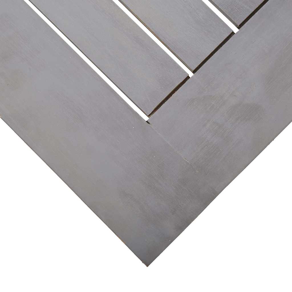 vidaXL Tuintafel 140x80x74 cm massief acaciahout greywash
