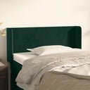 vidaXL Headboard with Edges 83x16x78/88 cm Velvet Light Gray