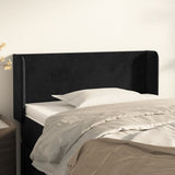 vidaXL Headboard with Edges 83x16x78/88 cm Velvet Light Gray