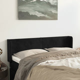 vidaXL Headboard with Edges 83x16x78/88 cm Velvet Light Gray
