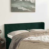 vidaXL Headboard with Edges 83x16x78/88 cm Velvet Light Gray