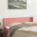vidaXL Headboard with Edges 83x16x78/88 cm Velvet Light Gray