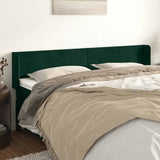 vidaXL Headboard with Edges 83x16x78/88 cm Velvet Light Gray