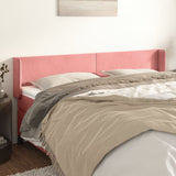 vidaXL Headboard with Edges 83x16x78/88 cm Velvet Light Gray