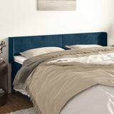 vidaXL Headboard with Edges 83x16x78/88 cm Velvet Light Gray