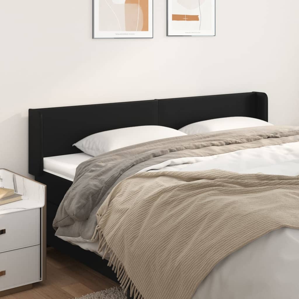 vidaXL Bord de toit avec randen 83x16x78/88 cm art noir