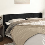 vidaXL Hoofdbord met randen 83x16x78/88 cm fluweel lichtgrijs