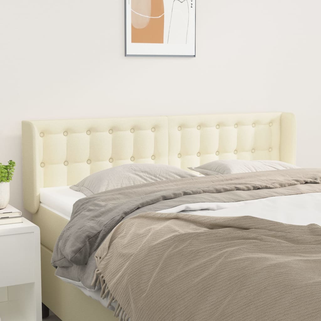 vidaXL Hoofdbord met randen 83x16x78/88 cm kunstleer zwart