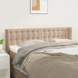 vidaXL Hoofdbord met randen 83x16x78/88 cm kunstleer zwart