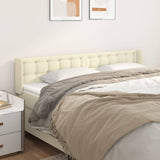 vidaXL Hoofdbord met randen 83x16x78/88 cm kunstleer zwart