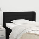 vidaXL Headboard with Wings 83x16x78/88 cm Fabric Light Grey