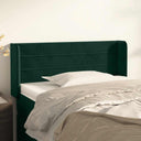 vidaXL Headboard with Edges 83x16x78/88 cm Velvet Light Gray