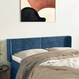 vidaXL Hoofdbord met randen 83x16x78/88 cm fluweel lichtgrijs