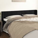 vidaXL Hoofdbord met randen 83x16x78/88 cm fluweel lichtgrijs