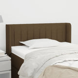 vidaXL Hoofdbord met randen 83x16x78/88 cm stof lichtgrijs