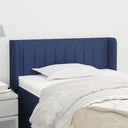 vidaXL Headboard with Wings 83x16x78/88 cm Fabric Light Grey