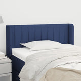 vidaXL Hoofdbord met randen 83x16x78/88 cm stof lichtgrijs