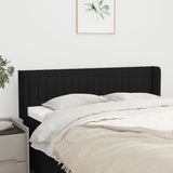 vidaXL Hoofdbord met randen 83x16x78/88 cm stof lichtgrijs