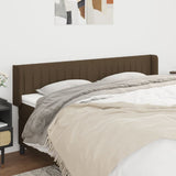 vidaXL Hoofdbord met randen 83x16x78/88 cm stof lichtgrijs