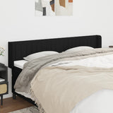 vidaXL Hoofdbord met randen 83x16x78/88 cm stof lichtgrijs
