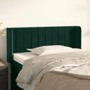 vidaXL Headboard with Edges 83x16x78/88 cm Velvet Light Grey