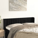vidaXL Hoofdbord met randen 83x16x78/88 cm fluweel lichtgrijs