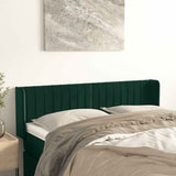 vidaXL Hoofdbord met randen 83x16x78/88 cm fluweel lichtgrijs
