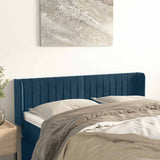 vidaXL Hoofdbord met randen 83x16x78/88 cm fluweel lichtgrijs
