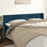 vidaXL Hoofdbord met randen 83x16x78/88 cm fluweel lichtgrijs