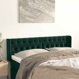 vidaXL Hoofdbord met randen 83x16x78/88 cm fluweel lichtgrijs