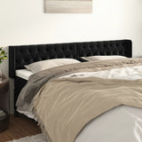 vidaXL Hoofdbord met randen 83x16x78/88 cm fluweel lichtgrijs