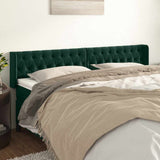 vidaXL Hoofdbord met randen 83x16x78/88 cm fluweel lichtgrijs