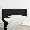 vidaXL Headboard with Wings 83x16x78/88 cm Fabric Light Grey