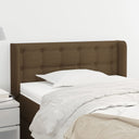 vidaXL Headboard with Wings 83x16x78/88 cm Fabric Light Grey