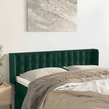vidaXL Hoofdbord met randen 83x16x78/88 cm fluweel lichtgrijs