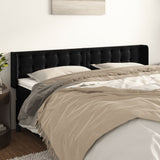 vidaXL Hoofdbord met randen 83x16x78/88 cm fluweel lichtgrijs