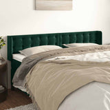 vidaXL Hoofdbord met randen 83x16x78/88 cm fluweel lichtgrijs