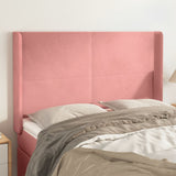 vidaXL Headboard with Edges 83x16x78/88 cm Velvet Light Gray