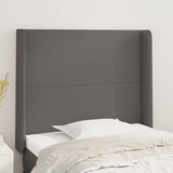 vidaXL Bord de toit avec randen 83x16x78/88 cm art noir