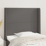 vidaXL Bord de toit avec randen 83x16x78/88 cm art noir