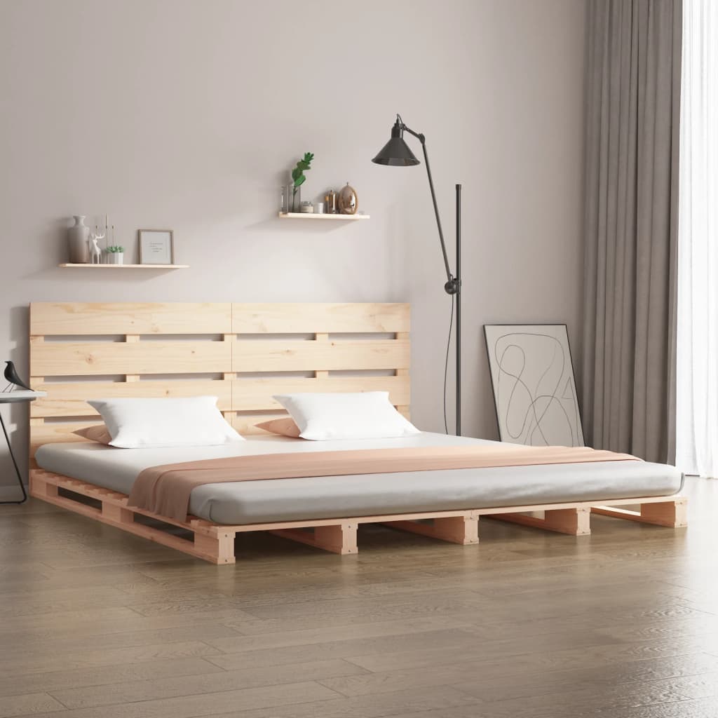 vidaXL Bedframe zonder matras massief grenenhout 90x200 cm